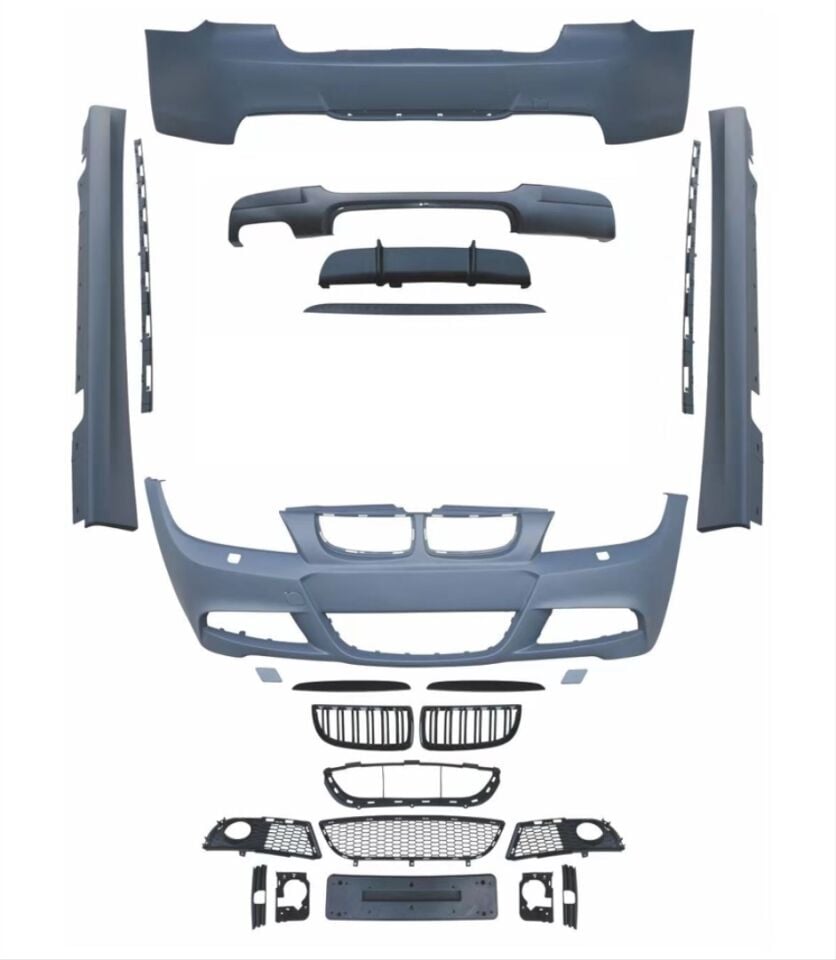 3 SERISI E90 2007-2011 İÇİN UYUMLU LCI M-TECH BODY KIT   (ÖN-ARKA-YAN-PANJUR)