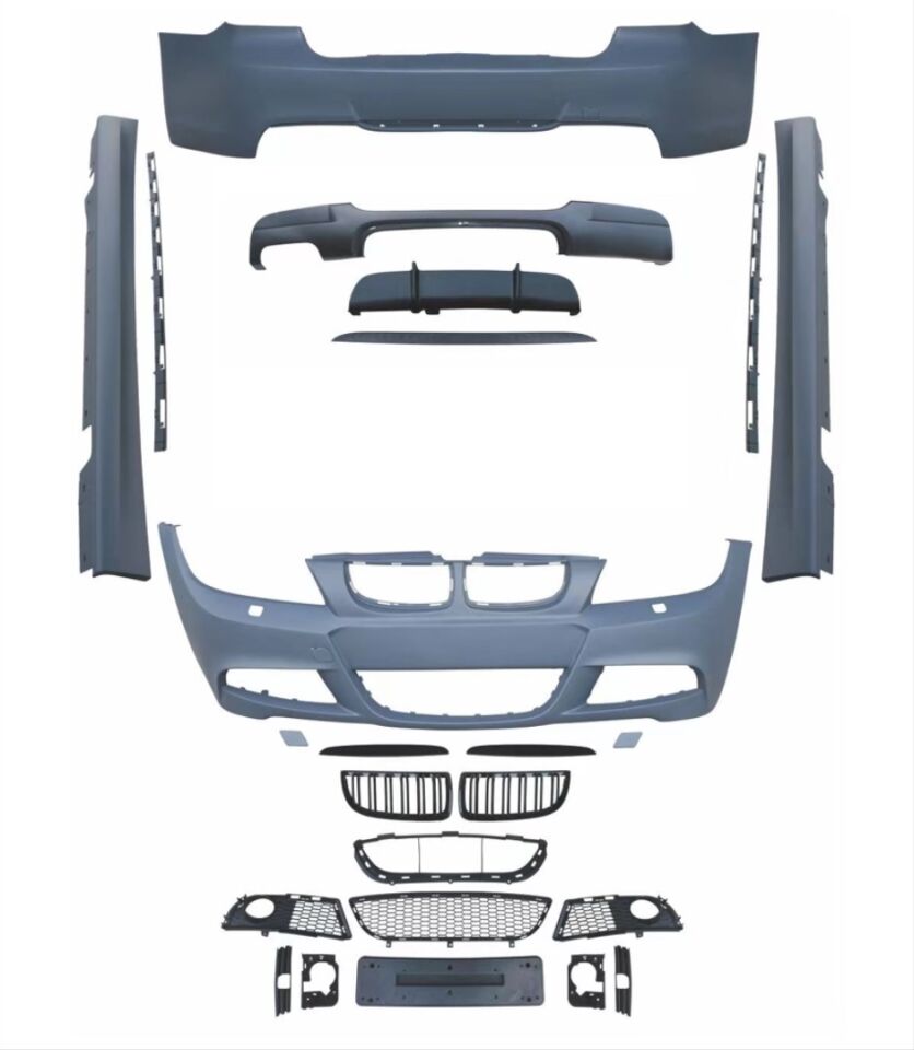 3 SERISI E90 2007-2011 İÇİN UYUMLU LCI M-TECH BODY KIT   (ÖN-ARKA-YAN-PANJUR)
