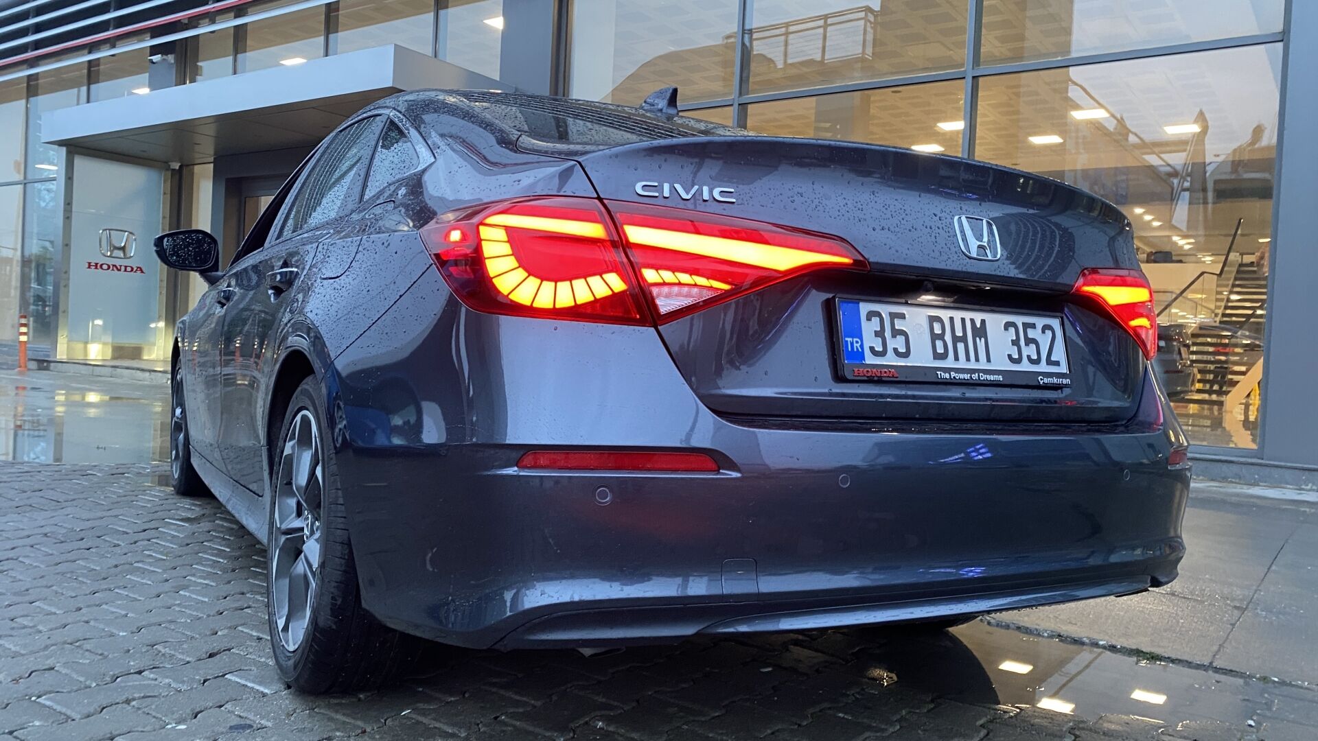 CIVIC FE1 2022+ UYUMLU DRAGON LED STOP - KIRMIZI