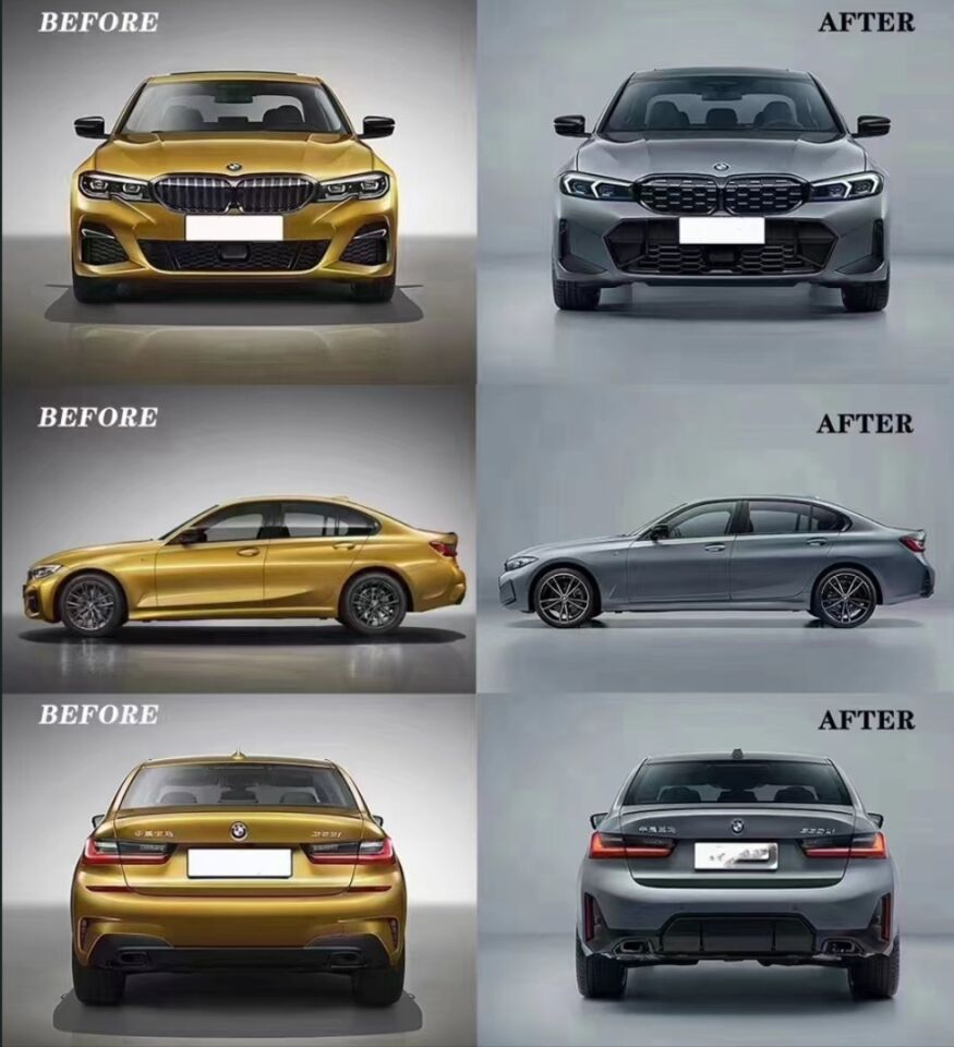 3 SERİSİ 2019+ G20 İÇİN 2022 + FACELIFT  BODY KIT (ÖN-ARKA-YAN-PANJUR-EGZOZ-FAR)