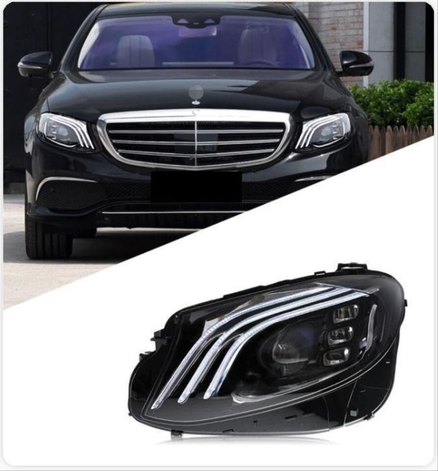 W213 E SERİSİ 2016+ İÇİN MAYBACH GÖRÜNÜM LED FAR