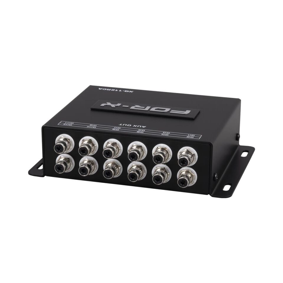 For-X XQ-112RCA 12 Kanal Active Line Driver & RCA Çoğaltıcı
