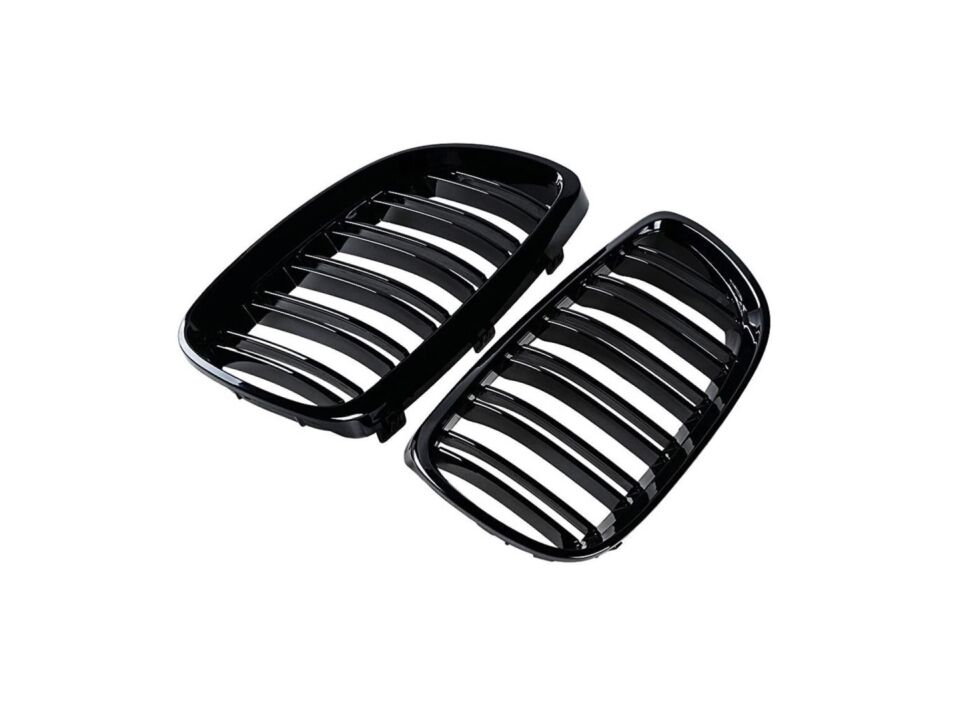3 SERISI E92 2006-2009 IÇIN UYUMLU M3 GÖRÜNÜM PANJUR (CIFT CIZGI BÖBREK)  PIANO BLACK