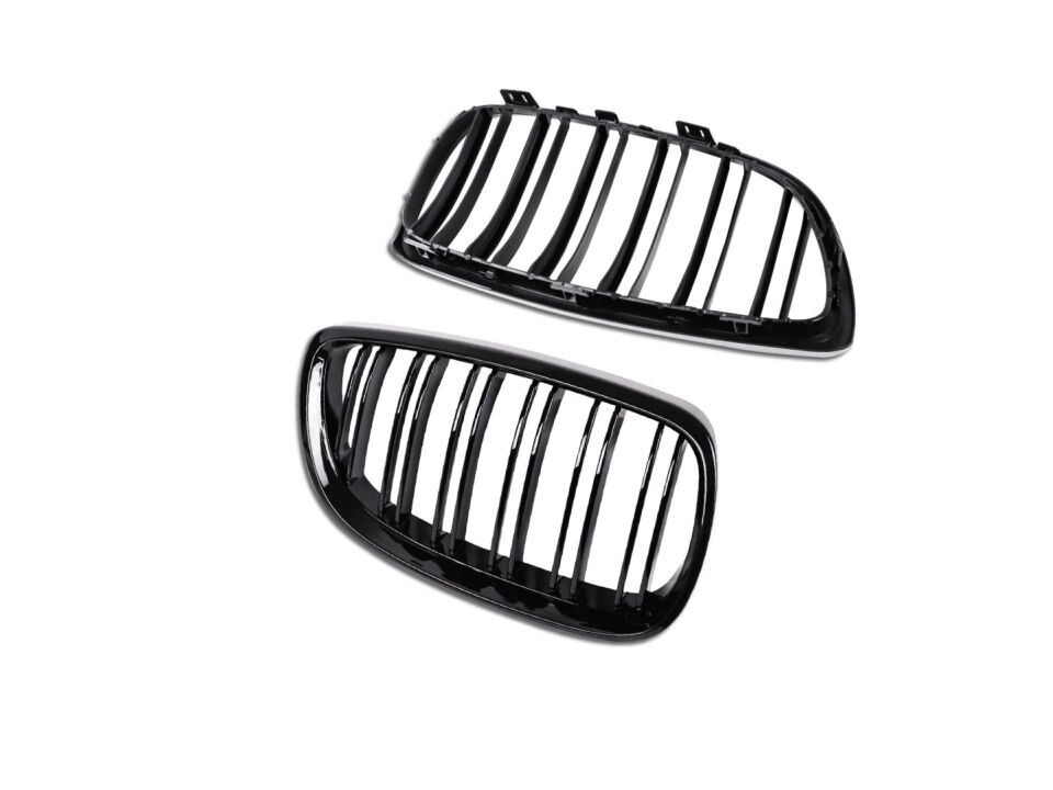 3 SERISI E92 2006-2009 IÇIN UYUMLU M3 GÖRÜNÜM PANJUR (CIFT CIZGI BÖBREK)  PIANO BLACK