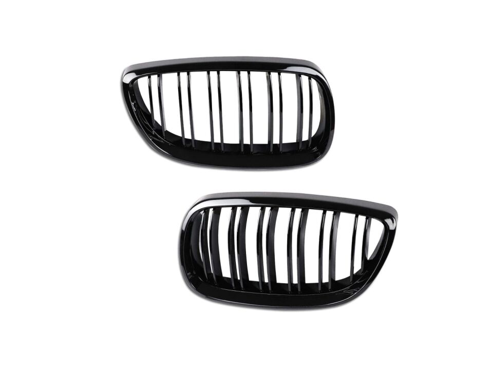 3 SERISI E92 2006-2009 IÇIN UYUMLU M3 GÖRÜNÜM PANJUR (CIFT CIZGI BÖBREK)  PIANO BLACK