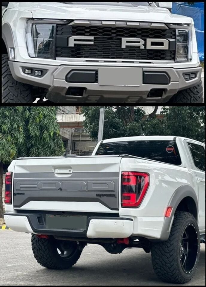 2012-2021 RANGER İÇİN 2022 GEN 3 F150 GÖRÜNÜM FACELIFT BODY KIT