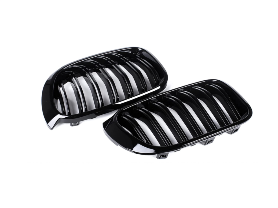 X3 SERISI F25 2014-2018 IÇIN UYUMLU M PANJUR (ÇIFT ÇIZGI BÖBREK) PIANO BLACK