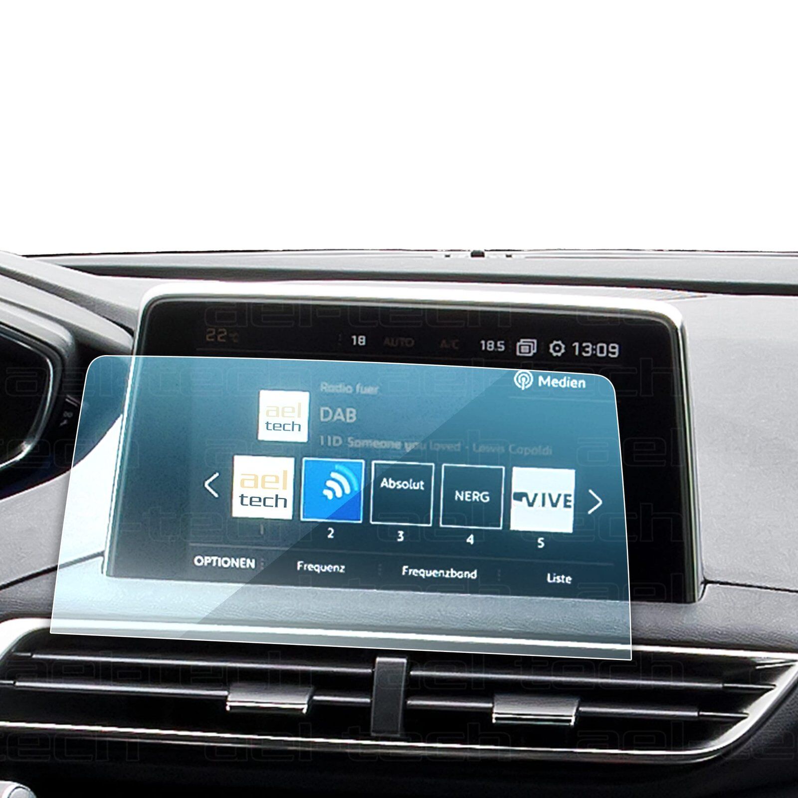 Peugeot 5008 Uyumlu 7 İnç Navigasyon 9H Nano Ekran Koruyucu