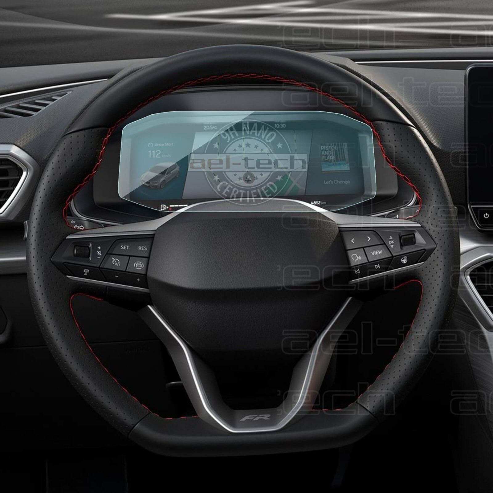 Cupra Leon Uyumlu 10.25 İnç Dijital Gösterge 9H Nano Ekran Koruyucu