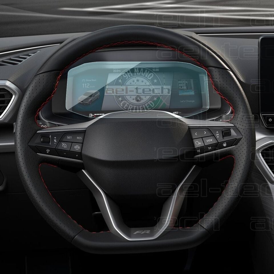 Cupra Leon Uyumlu 10.25 İnç Dijital Gösterge 9H Nano Ekran Koruyucu