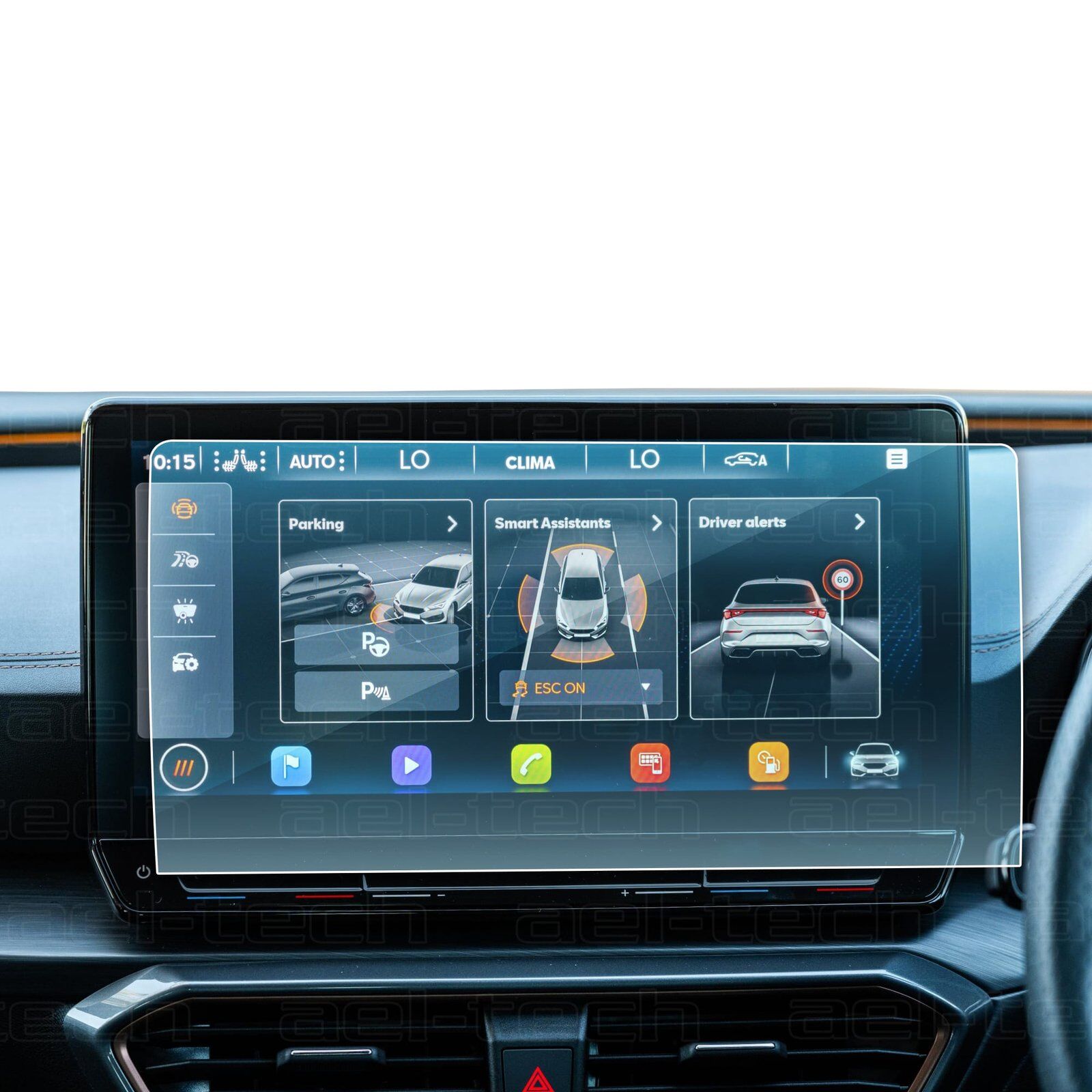 Cupra Formentor Uyumlu 12 İnç Navigasyon 9H Nano Ekran Koruyucu 2021-2023