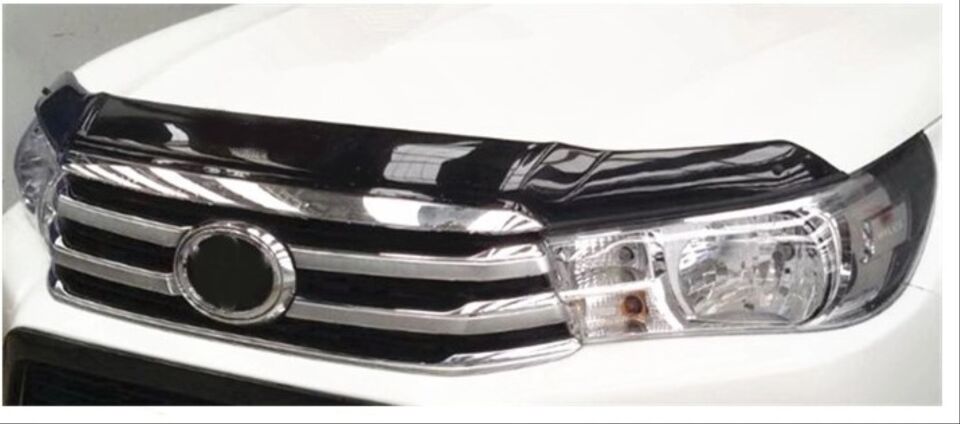 HILUX REVO 2016-2019 IÇIN UYUMLU KAPUT ÖN KORUMA SIYAH (KAPUT RUZGARLIGI)