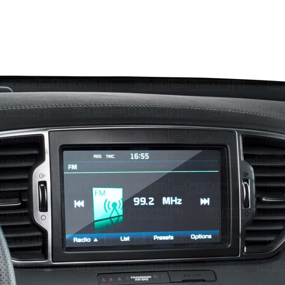 Kia Sportage 2016-2021 Uyumlu 8 İnç Navigasyon 9H Nano Ekran Koruyucu
