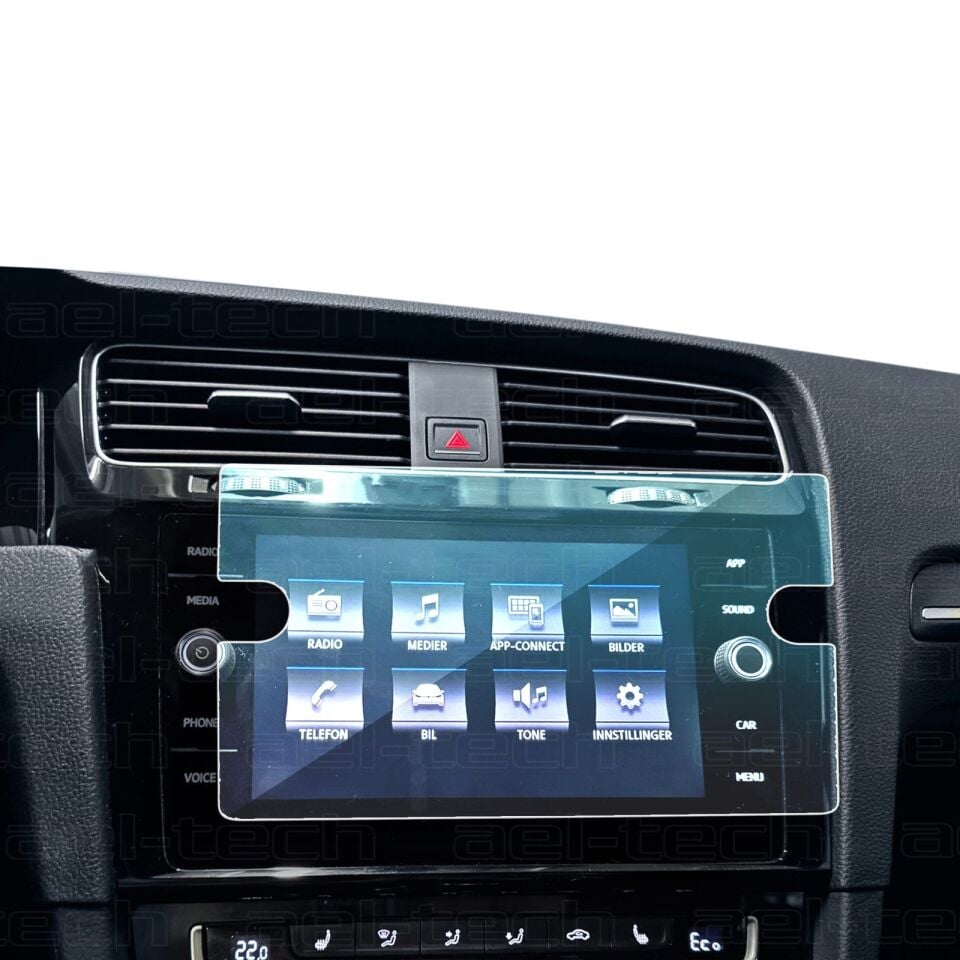 Volkswagen Golf 2017-2020 Uyumlu 8 İnç Navigasyon 9H Nano Ekran Koruyucu