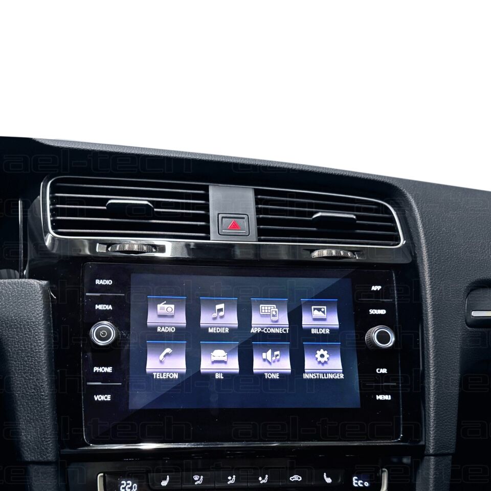 Volkswagen Golf 2017-2020 Uyumlu 8 İnç Navigasyon 9H Nano Ekran Koruyucu