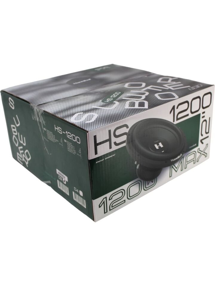 Deaf Bonce Hannibal HS-1200 D2 30 cm 600 RMS Subwoofer Çift Bob