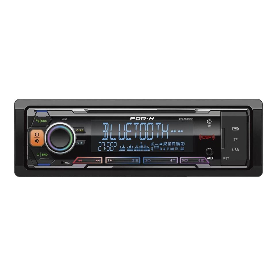 For-X XQ-700DSP Profesyonel DSP İşlemcili Oto Teybi - 3 Amfi Çıkışlı