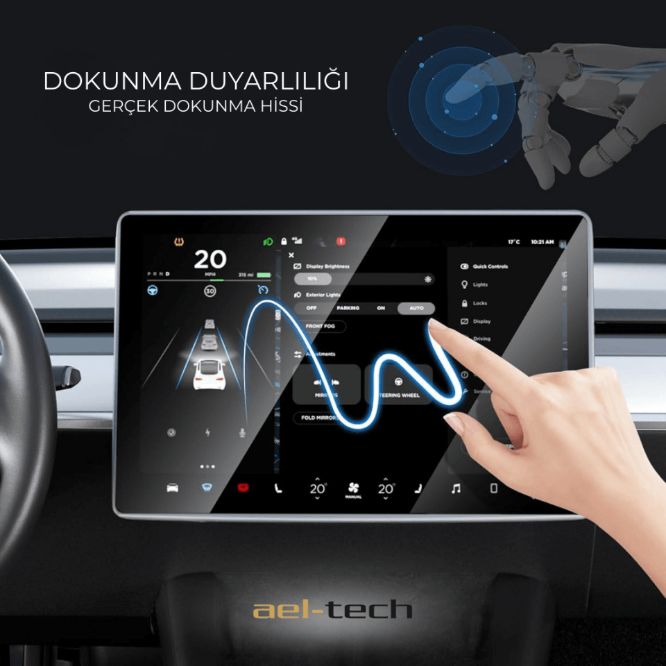 Chery Omoda 5 Vites Etrafı Ve Orta Konsol Mat Tpu Koruyucu 2'Li Set 2023