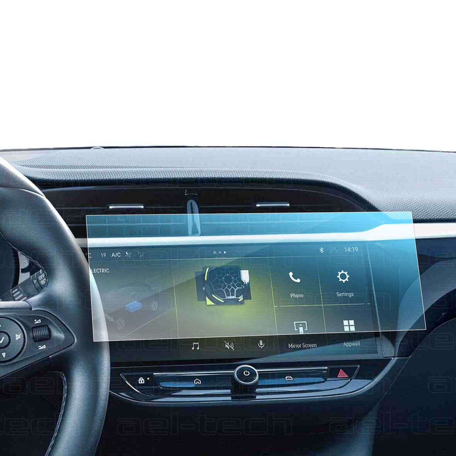 Opel Corsa 2020-2022 Uyumlu 7 İnç Navigasyon 9H Nano Ekran Koruyucu