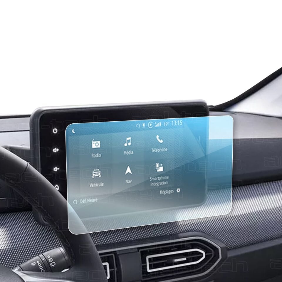 Dacia Sandero Stepway 2021-2022 Uyumlu 8 İnç 9H Nano Ekran Koruyucu