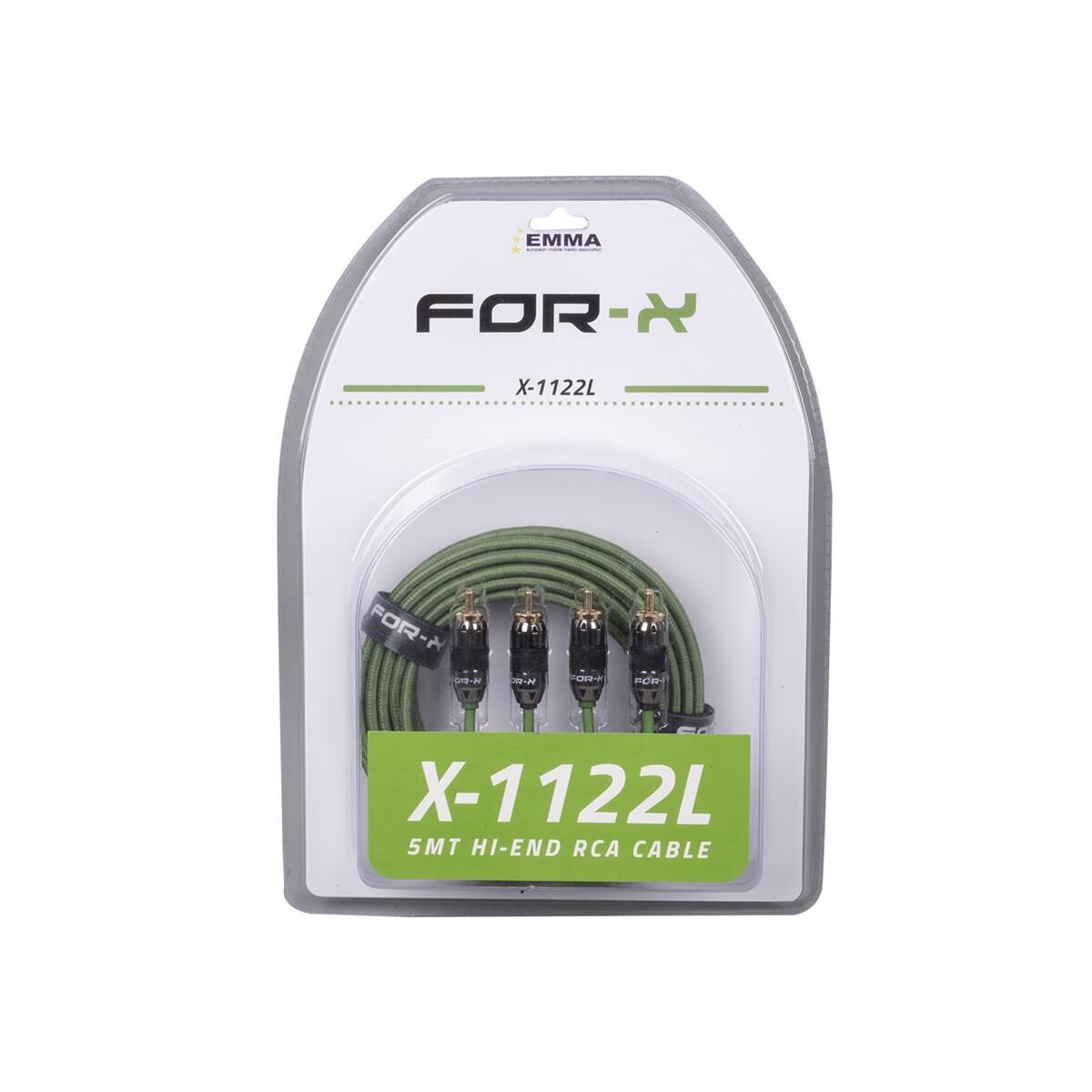For-X X-1122l 5 Metre Yüksek Dereceli RCA Kablosu