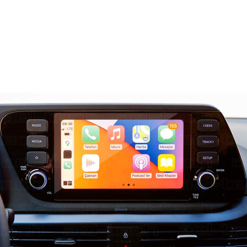 Hyundai Bayon 2021-2023 Uyumlu 8 İnç Navigasyon 9H Nano Ekran Koruyucu