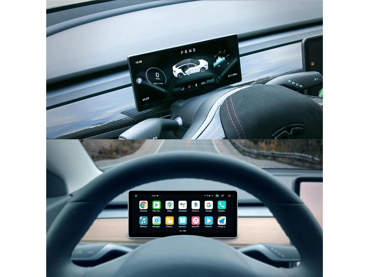 For-X XT-3Y 10,25 İnç Tesla 3/Y Ön Gösterge Paneli