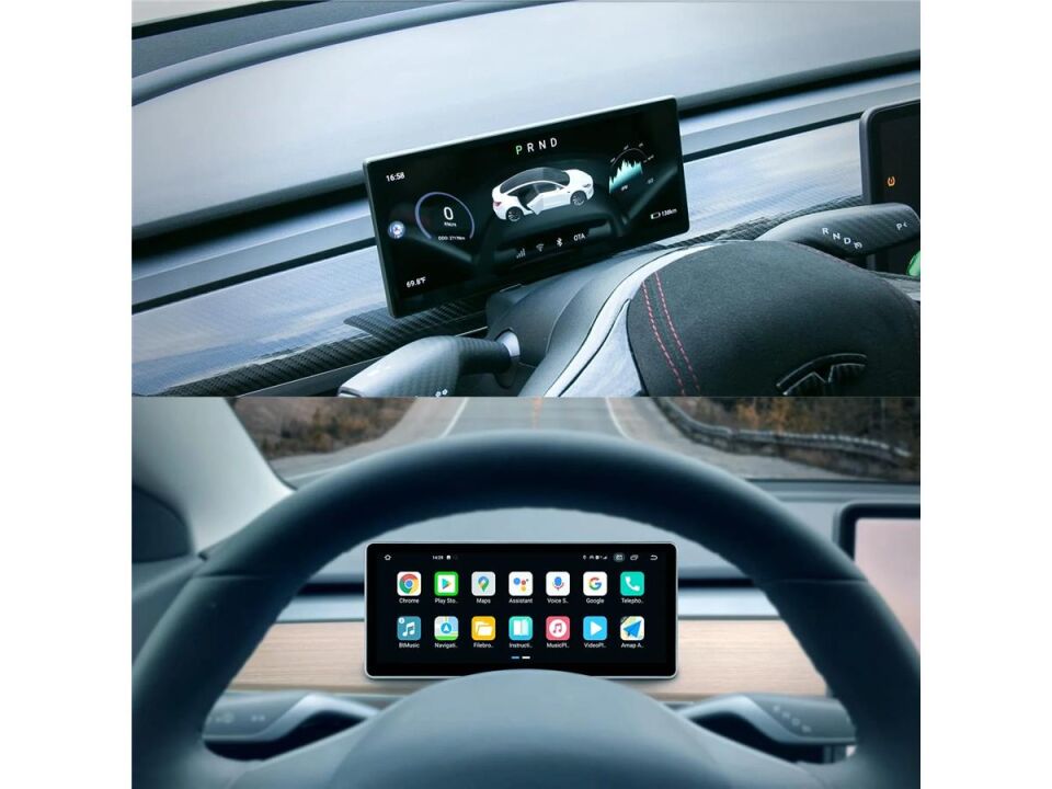 For-X XT-3Y 10,25 İnç Tesla 3/Y Ön Gösterge Paneli