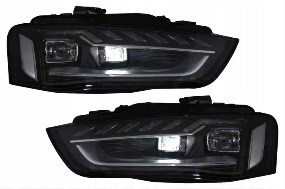 A4 2012-2015 IÇIN UYUMLU LED FAR (FULL LED - 2019+ GÖRÜNÜM) HID XENON FARLI MODEL İÇİN