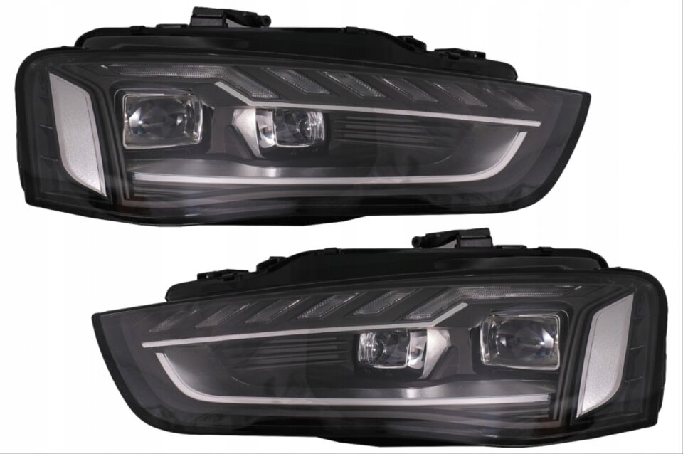 A4 2012-2015 IÇIN UYUMLU LED FAR (FULL LED - 2019+ GÖRÜNÜM) HID XENON FARLI MODEL İÇİN