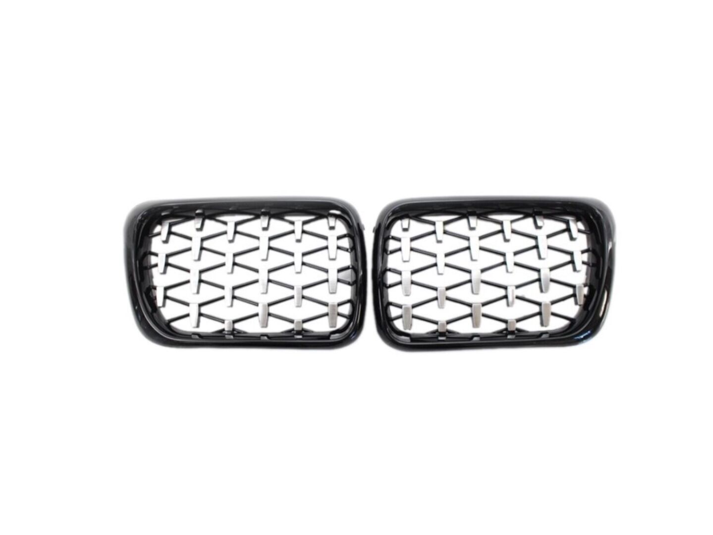 3 SERISI E36 1997-1999 IÇIN UYUMLU DIAMOND PANJUR (BÖBREK) PIANO BLACK   ÇERÇEVE