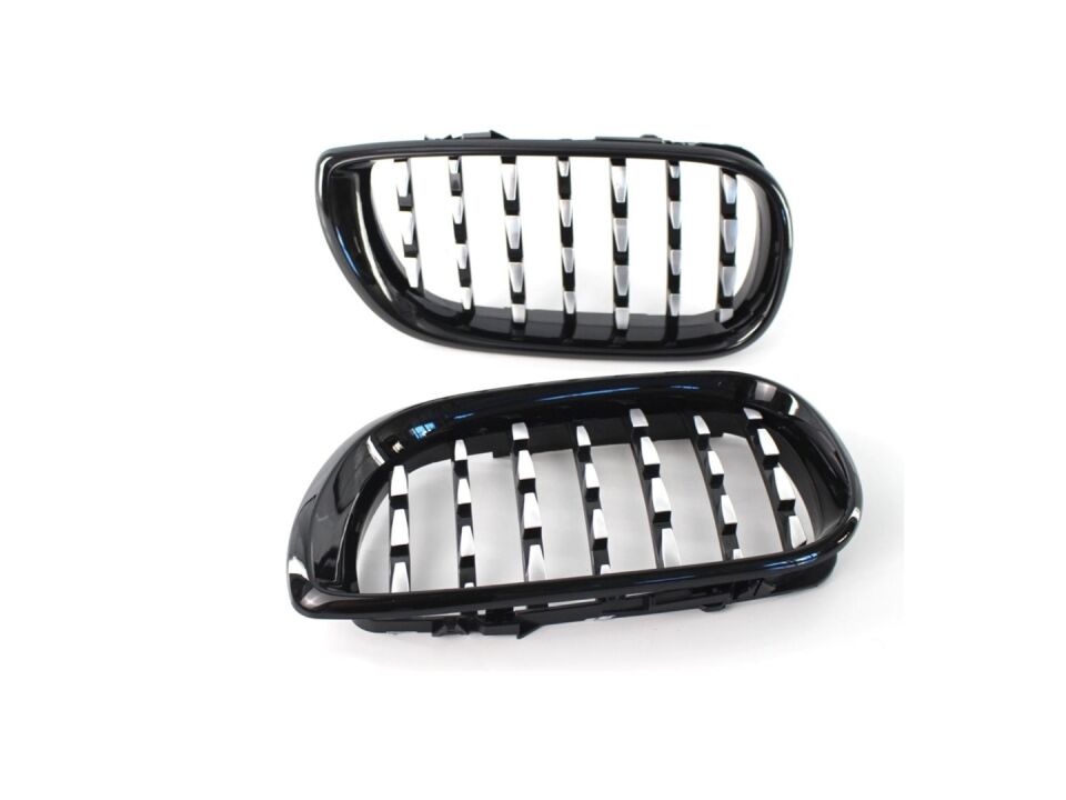 3 SERISI 2002-2004 E46 IÇIN UYUMLU DIAMOND PANJUR (BÖBREK)  PIANO BLACK   ÇERÇEVE