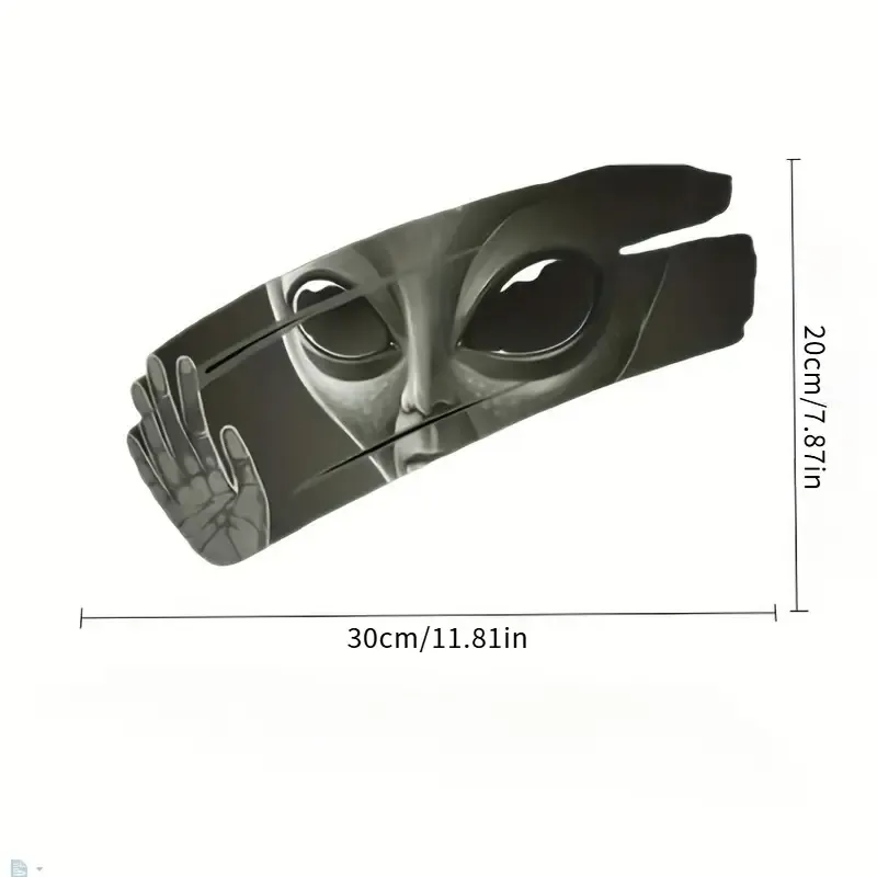 Fantastik Uzaylı Tebrik Araba Çıkartması 20x30cm