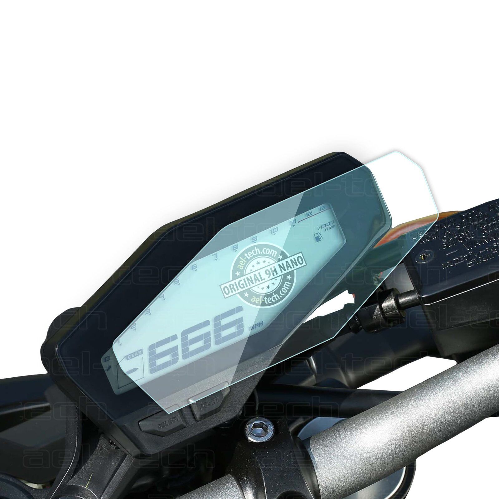 Yamaha MT09/FZ09 2013-2020 Uyumlu Gösterge 9H Nano Ekran Koruyucu