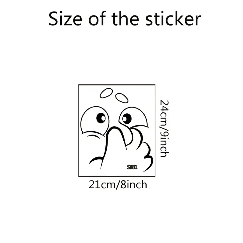 Komik Çıkartma Ev Dekorasyonu 21x24cm