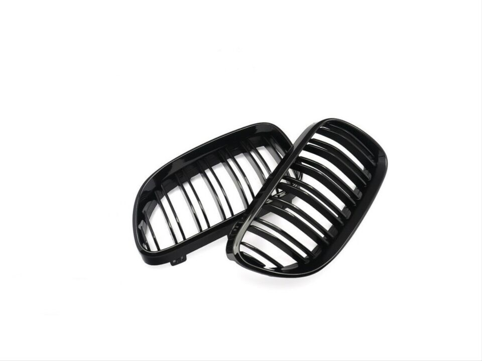 3 SERISI E92 2010-2013 IÇIN UYUMLU M3 GÖRÜNÜM PANJUR (CIFT CIZGI BÖBREK) PIANO BLACK (MAKYAJLI KASA)