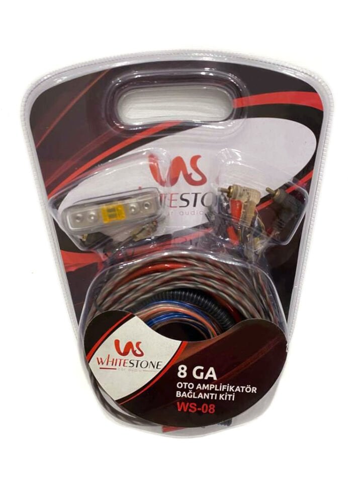 Whitestone 8GA Oto Amplifikatör Bağlantı Kiti WS-08