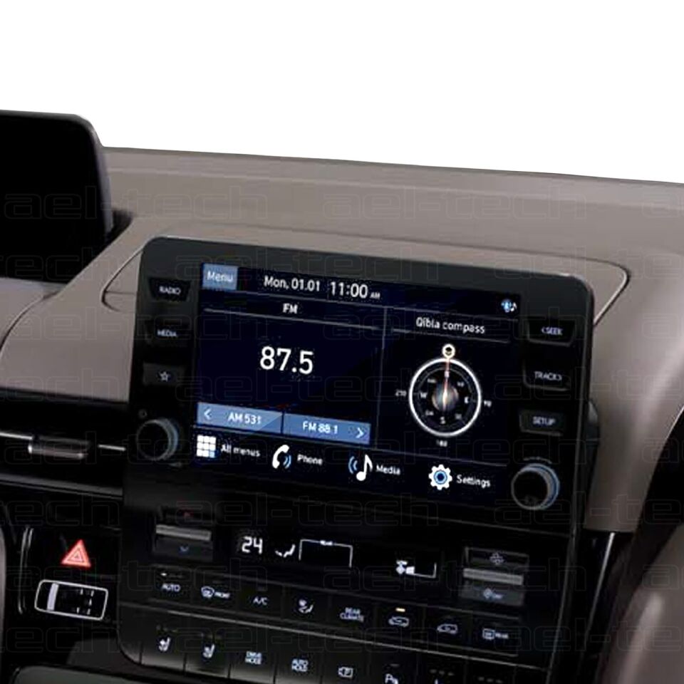 Hyundai Staria 2022-2024 Uyumlu 8 İnç Navigasyon 9H Nano Ekran Koruyucu