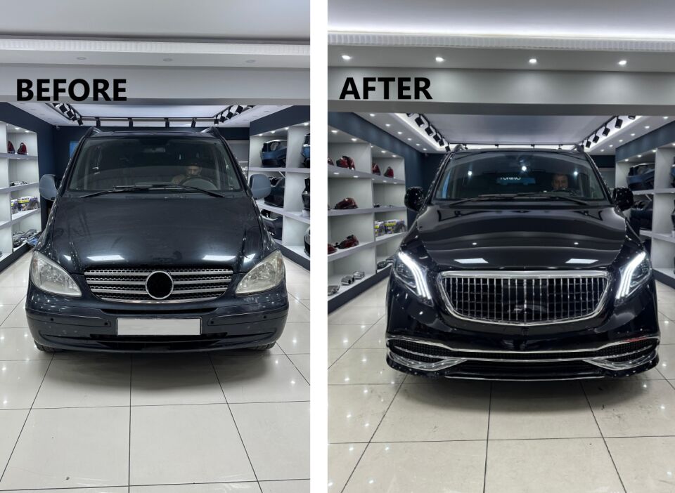 W639 VİTO 2006-2014 İÇİN 2014+ W447 FACELIFT BODY KIT
