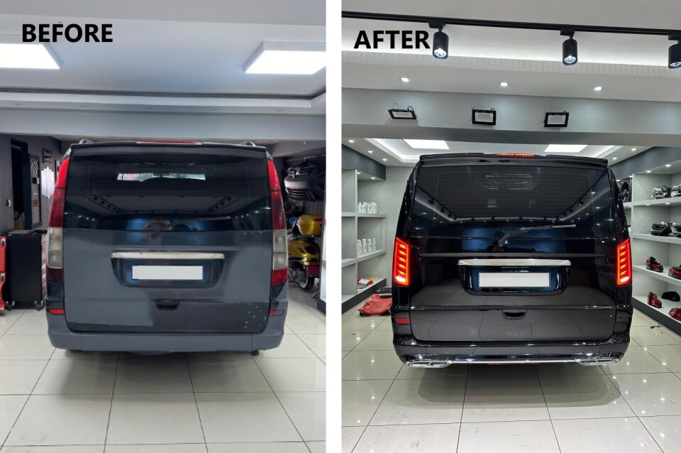 W639 VİTO 2006-2014 İÇİN 2014+ W447 FACELIFT BODY KIT