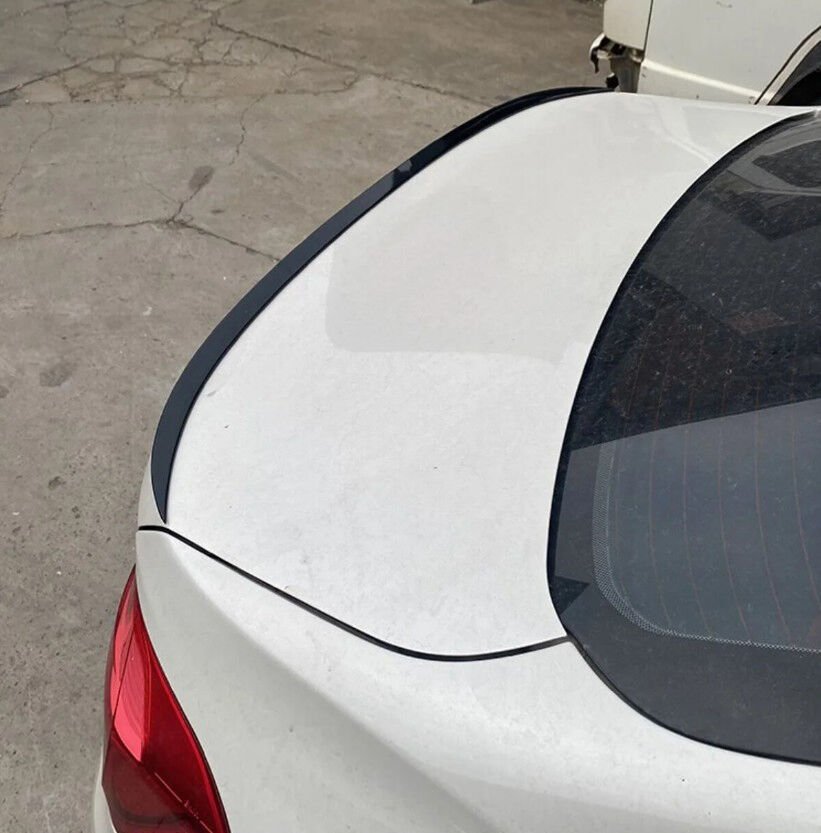BMW F30 İnce M3 Spoiler Parlak Siyah Plastik Bagaj Spoyler, 2012 2017