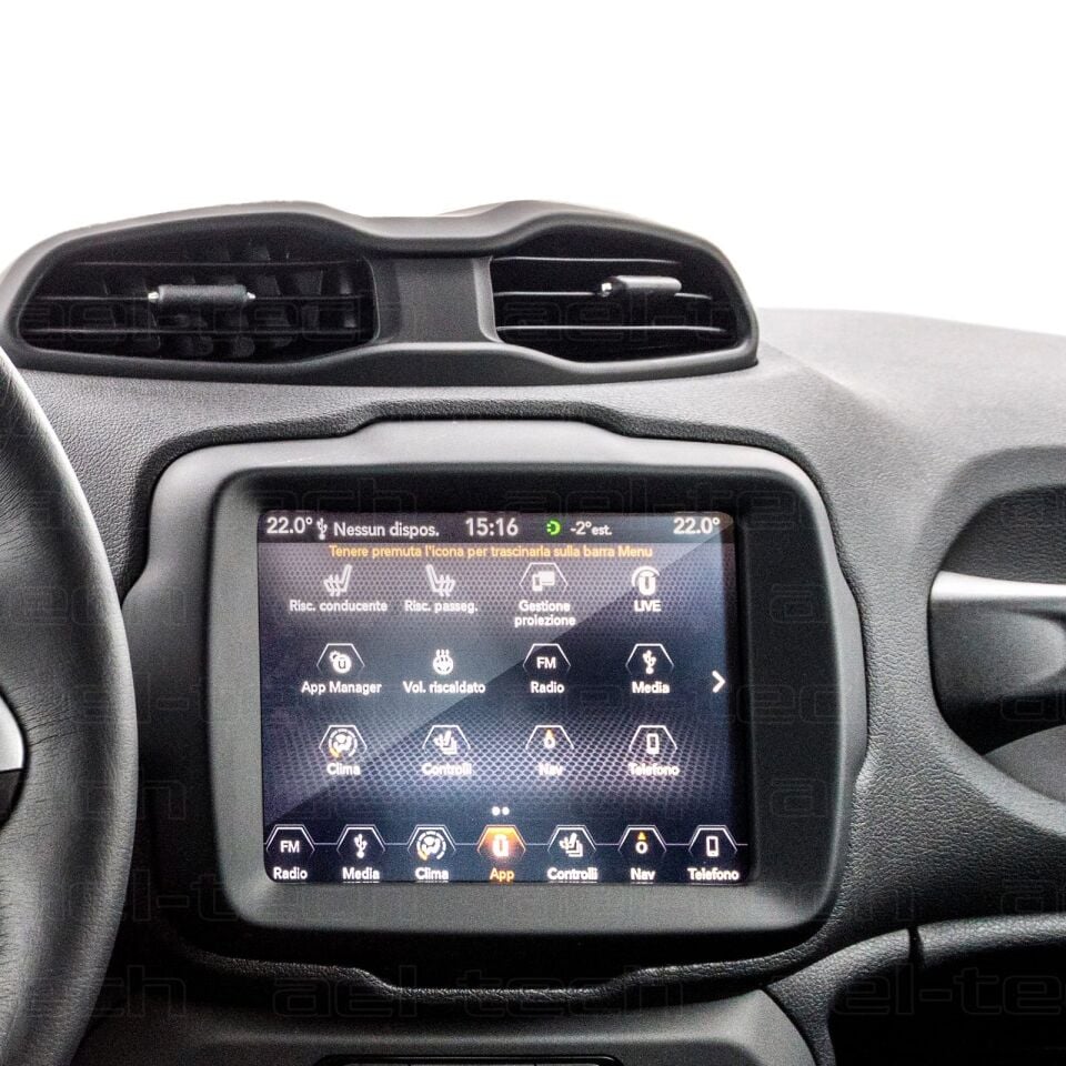 Jeep Renegade 2017-2021 Uyumlu 8.4 İnç Navigasyon 9H Nano Ekran Koruyucu