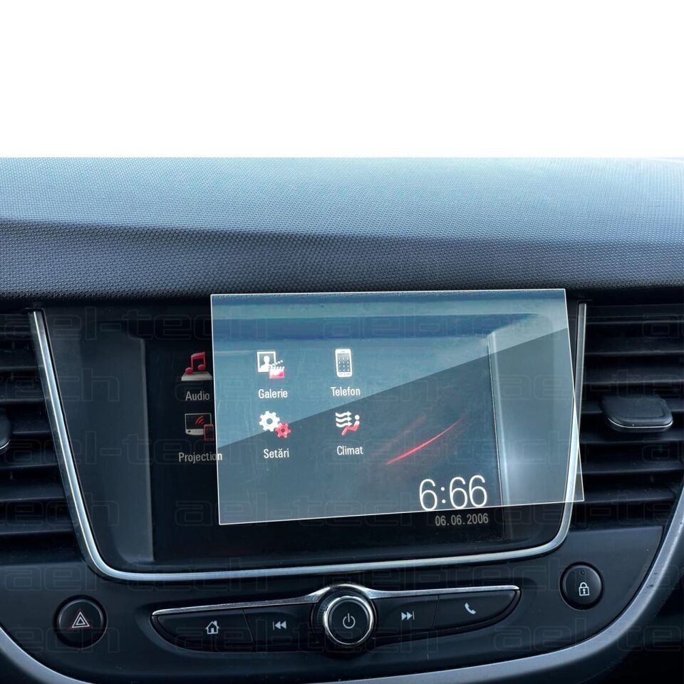 Opel Crossland X Uyumlu 7 İnç Navigasyon 9H Nano Ekran Koruyucu