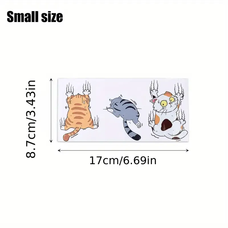 Sevimli Kedi Araba Stickerı - Kedi Severler İçin Mükemmel