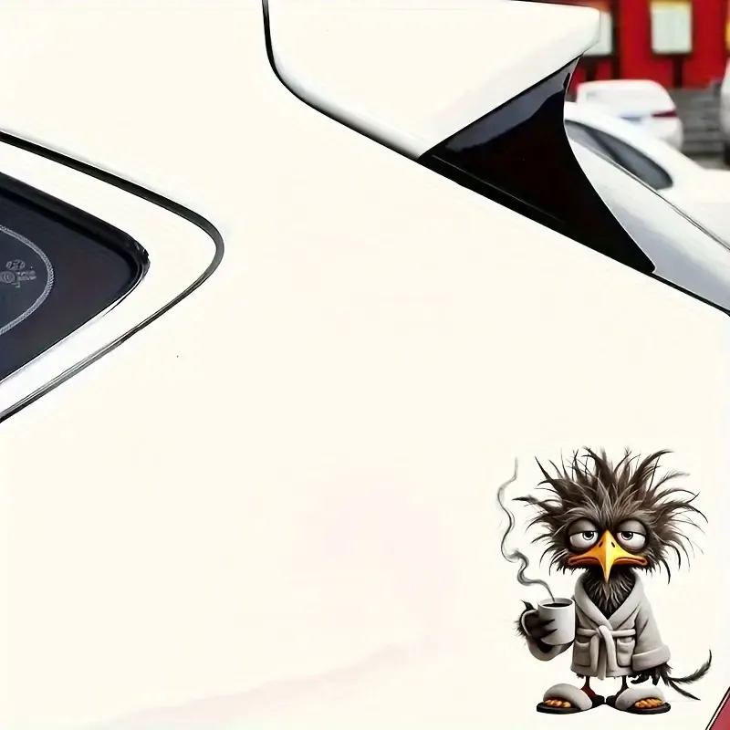 Uykucu Kuş Vinil Sticker Su Geçirmez