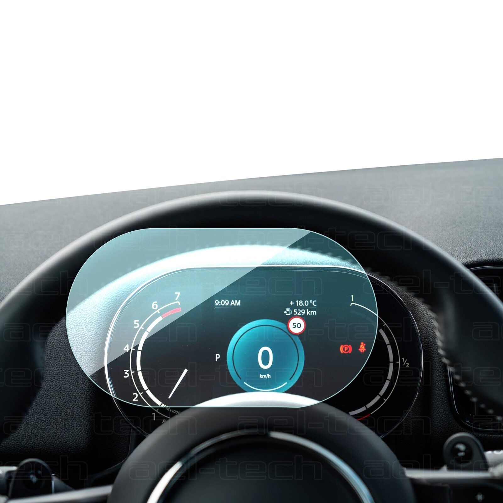 Mini Cooper Clubman 2020-2022 Uyumlu Dijital Gösterge 9H Nano Ekran Koruyucu