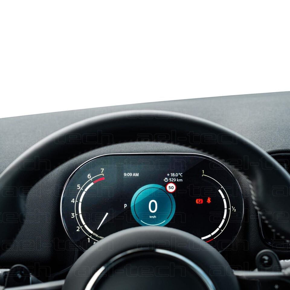Mini Cooper Clubman 2020-2022 Uyumlu Dijital Gösterge 9H Nano Ekran Koruyucu