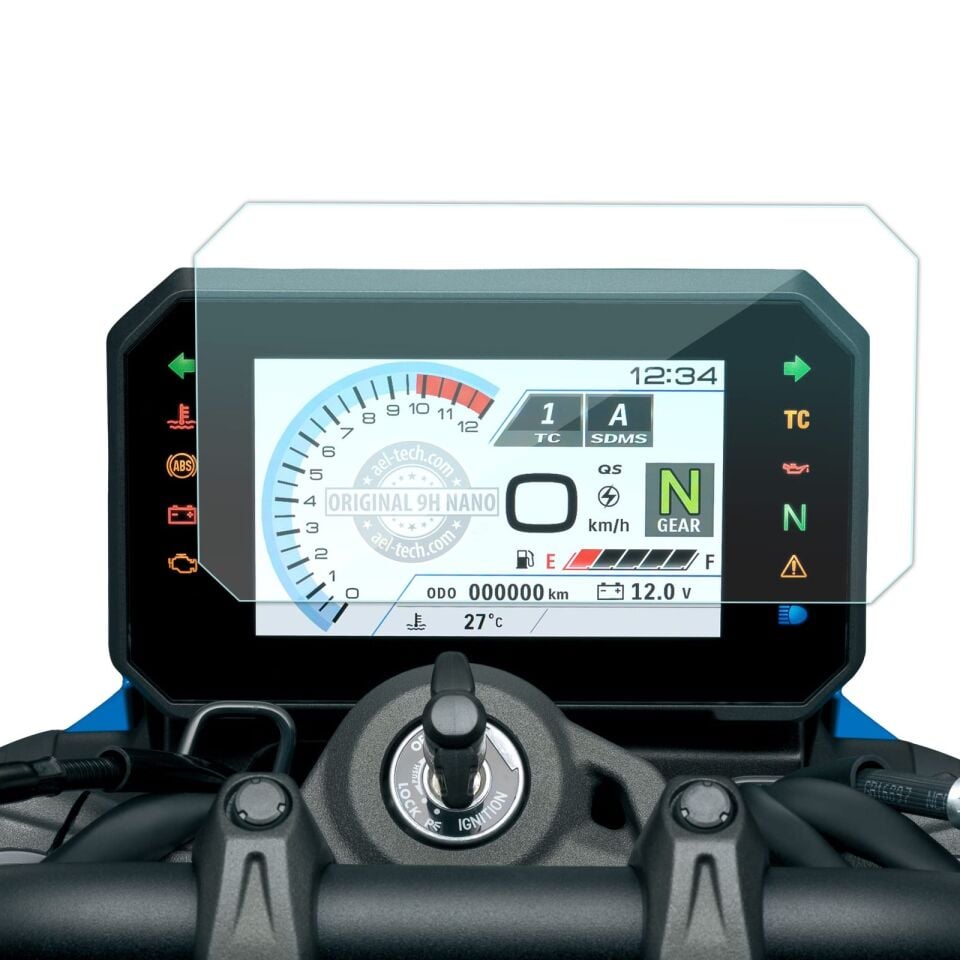 Suzuki GSX-8S Uyumlu Gösterge 9H Nano Ekran Koruyucu