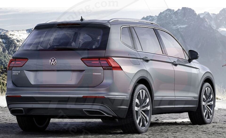 Volkswagen Tiguan Uyumlu 2016 - 2020 Highline Stil Difüzör