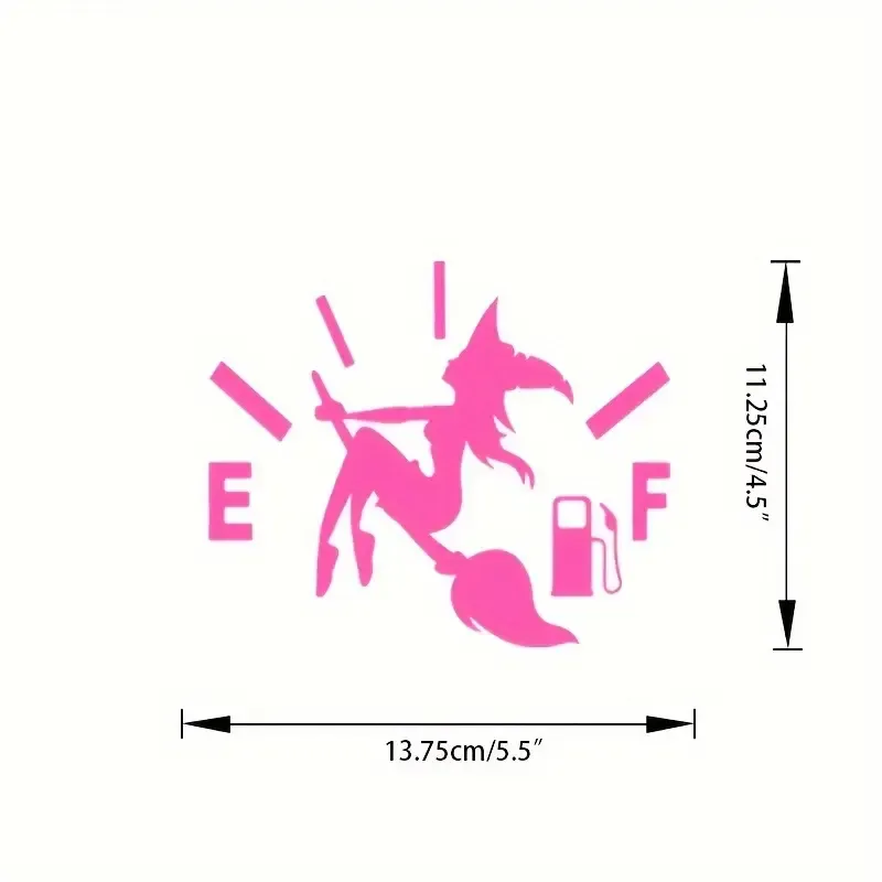Komik Yakıt Deposu Kapağı Kız Vinil Çıkartması